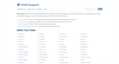 Desktop Screenshot of child-support.com